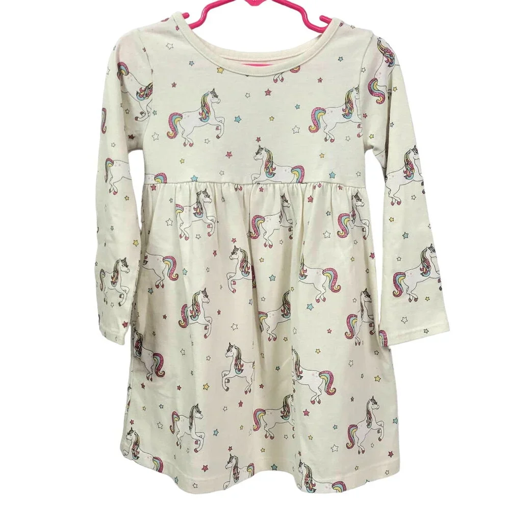 Wonder‎ Nation Girls Long Sleeve Dress Size 3T